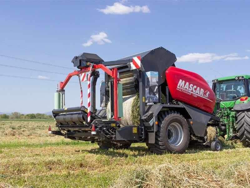  Kombinētā rituļu prese MASCAR Multiwrap 130, 6