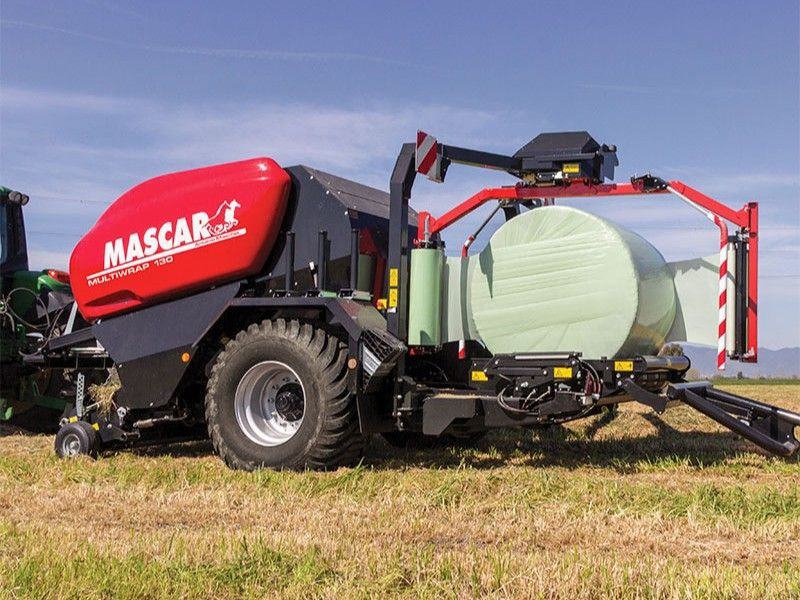  Kombinētā rituļu prese MASCAR Multiwrap 130, 4